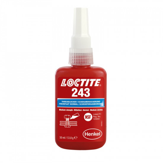 Loctite 243 zajišťovač šroubů středněpevnostní  